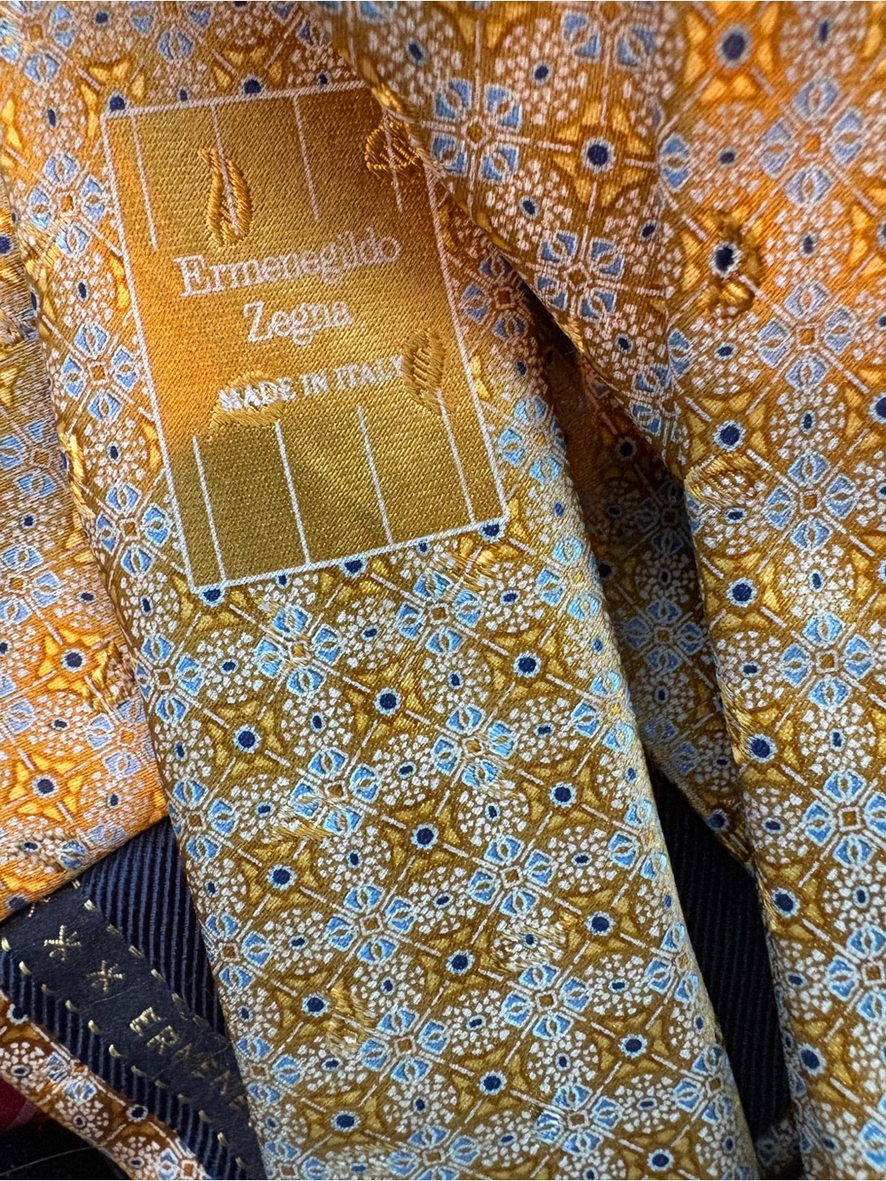Ermenegildo Zegna 100% Silk Tie